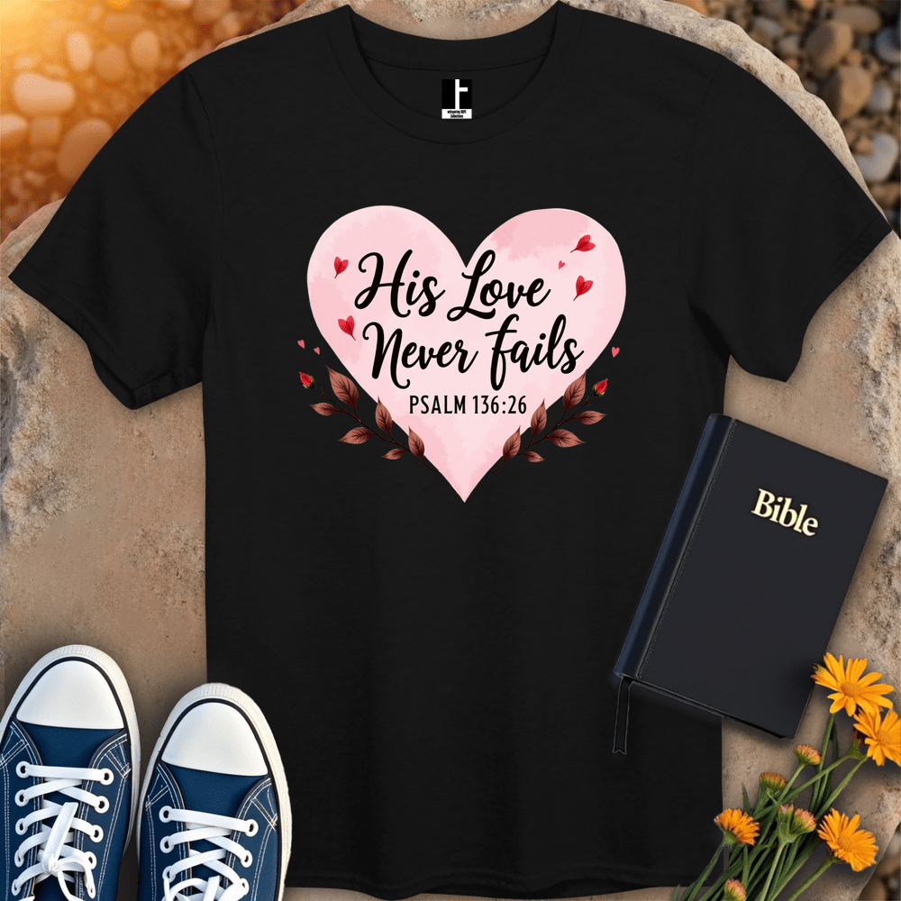 T-Shirt S / Black LoveNeverFailsT-Shirt