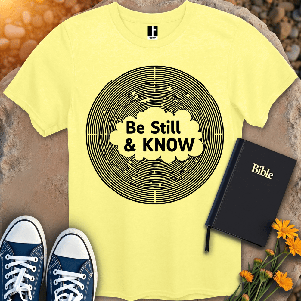 T-Shirt S / Cornsilk BeStillAndKnow T-Shirt