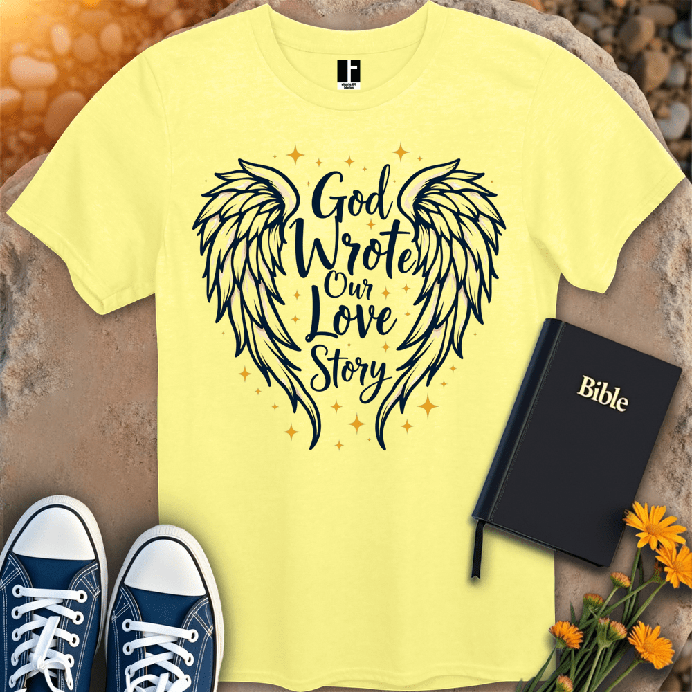 T-Shirt S / Cornsilk GodsLoveStory T-Shirt