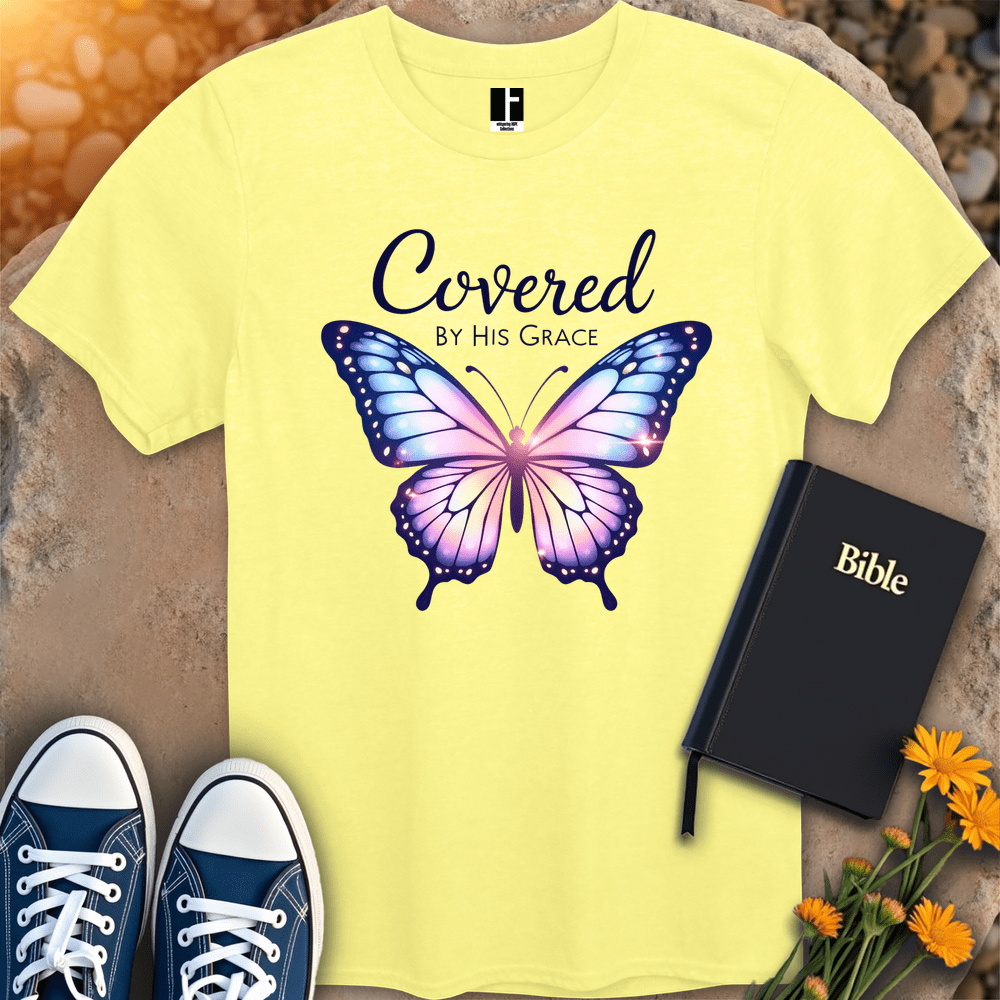 T-Shirt S / Cornsilk GraceCovered T-Shirt