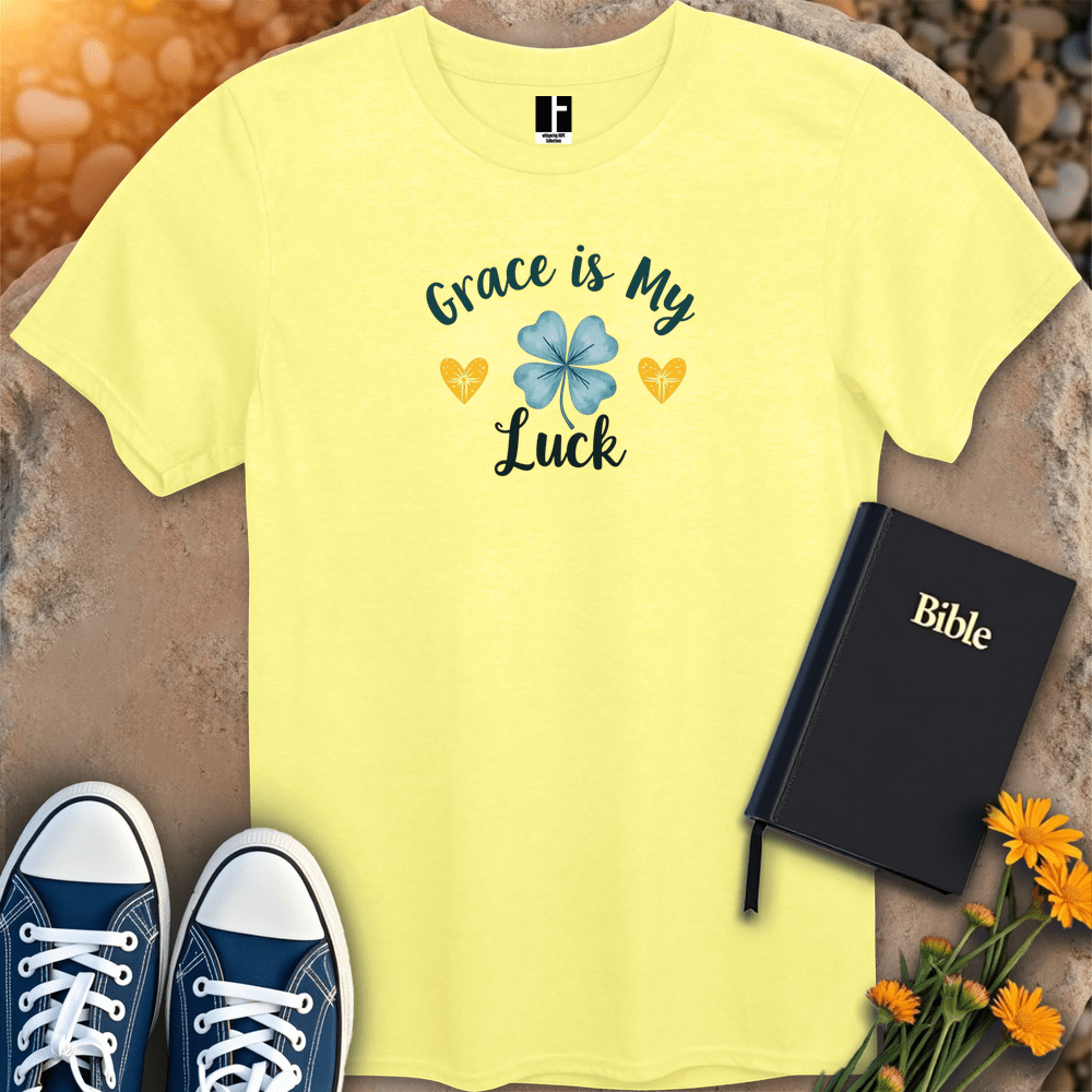 T-Shirt S / Cornsilk GraceIsMyLuck T-Shirt