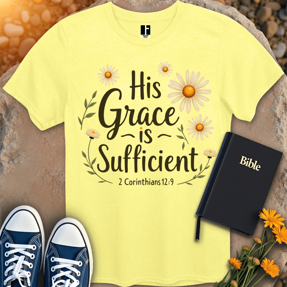 T-Shirt S / Cornsilk GraceSufficient T-Shirt