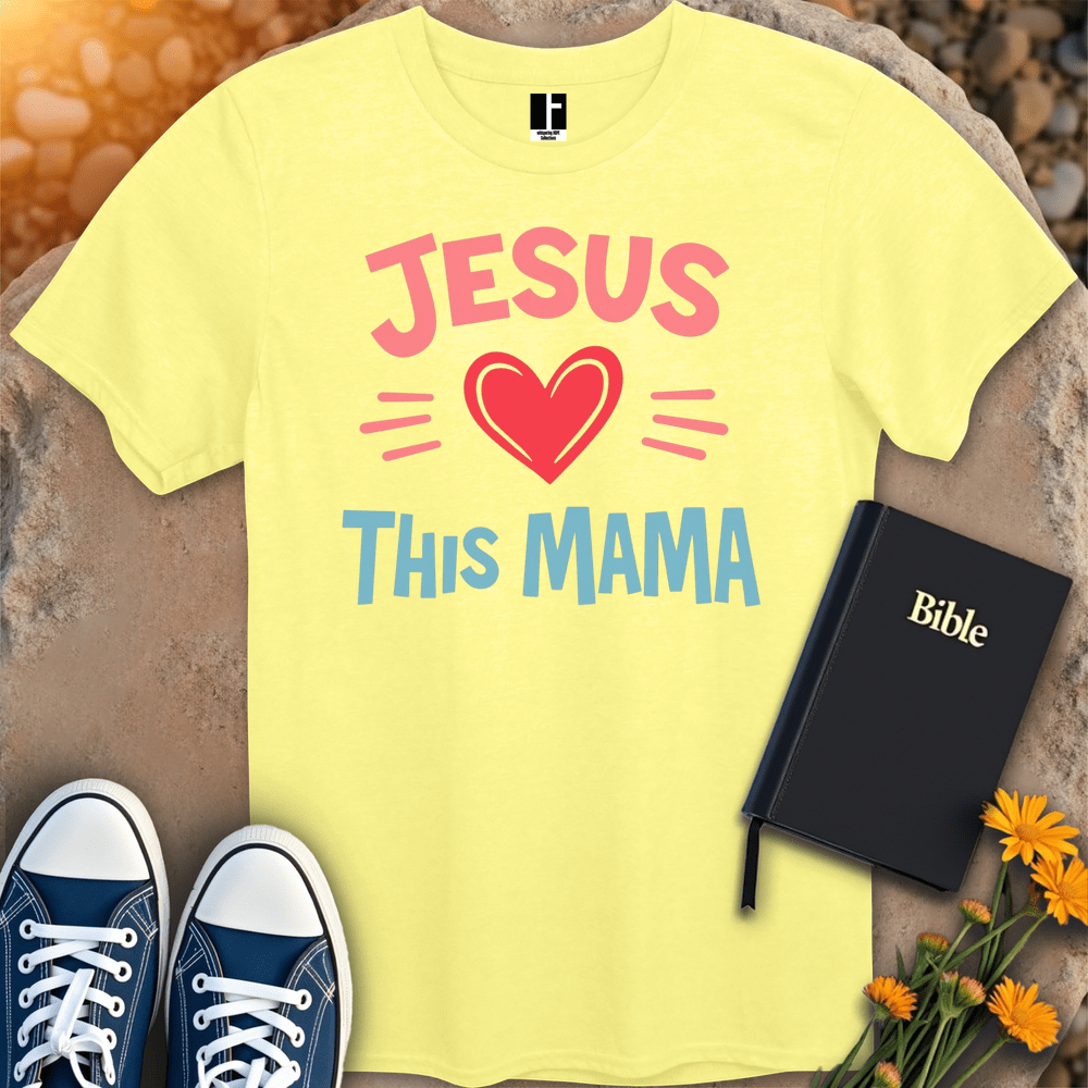 T-Shirt S / Cornsilk JesusThisMama T-Shirt