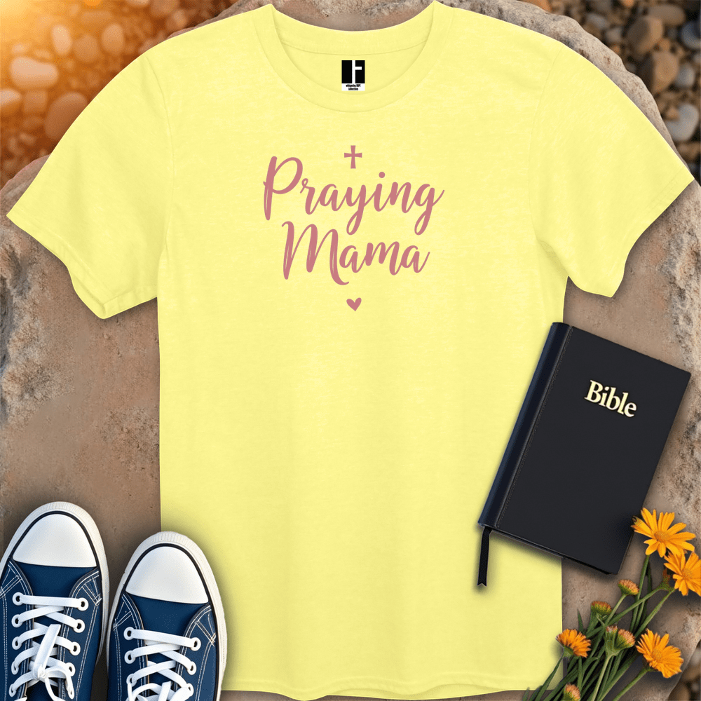 T-Shirt S / Cornsilk PrayingMama T-Shirt