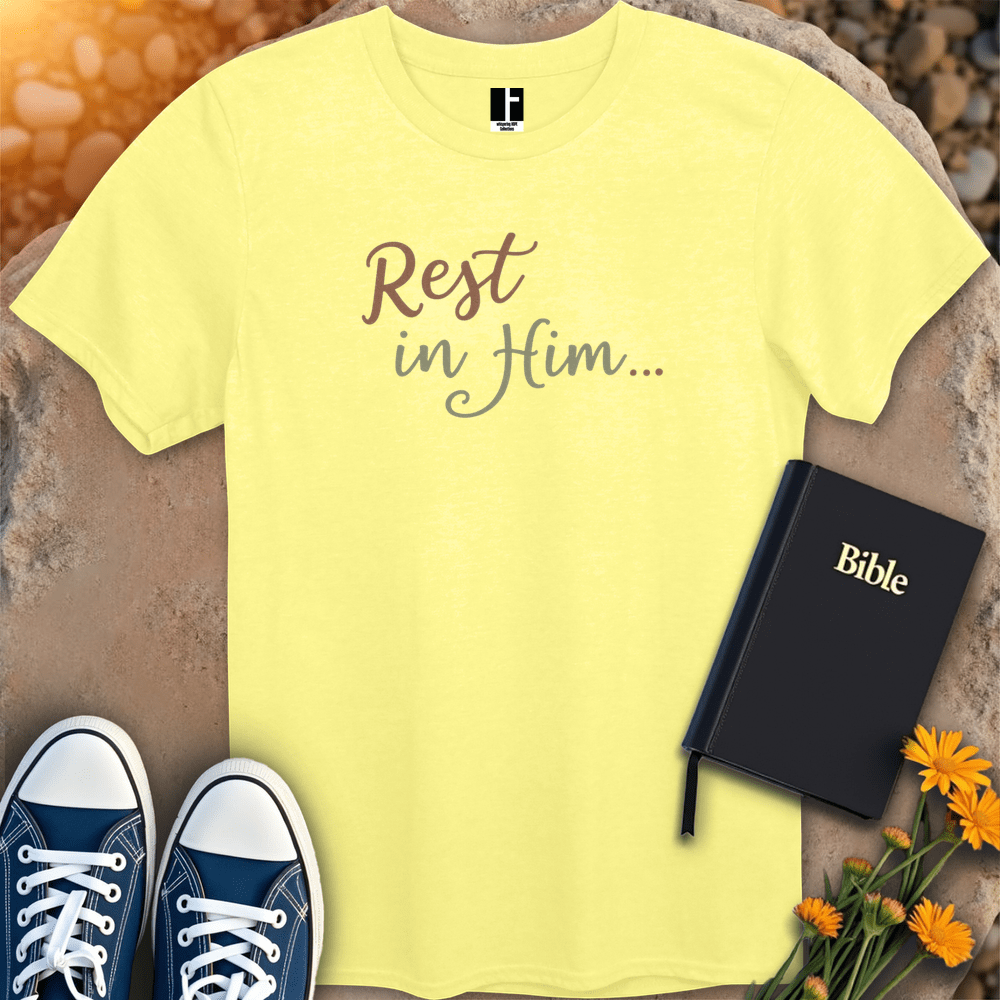 T-Shirt S / Cornsilk RestInHim T-Shirt