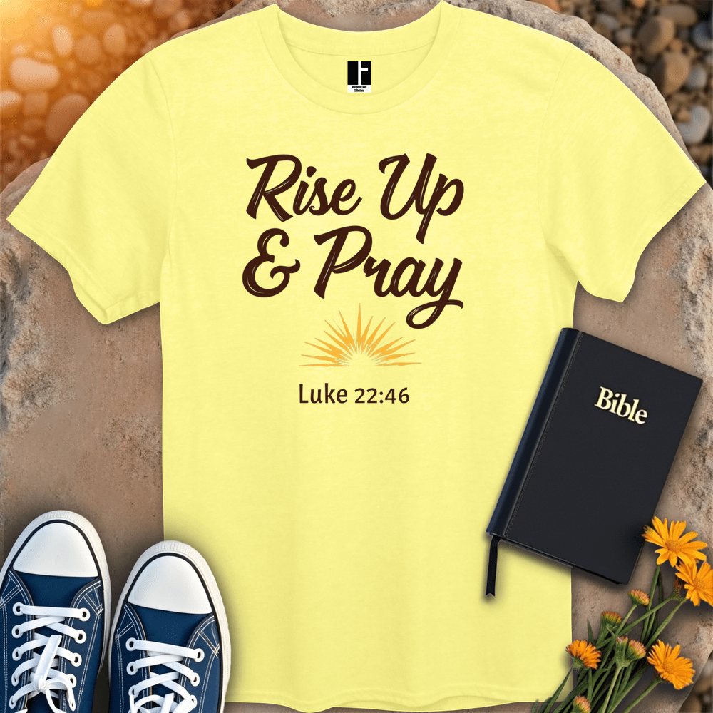 T-Shirt S / Cornsilk RiseUpPray T-Shirt