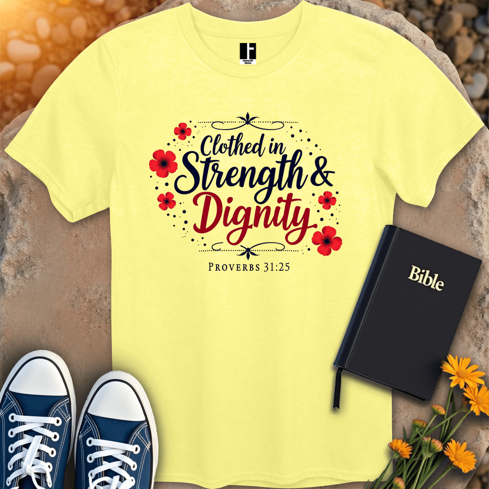 T-Shirt S / Cornsilk StrengthAndDignityT-Shirt