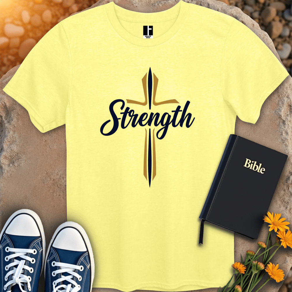 T-Shirt S / Cornsilk StrengthCross T-Shirt