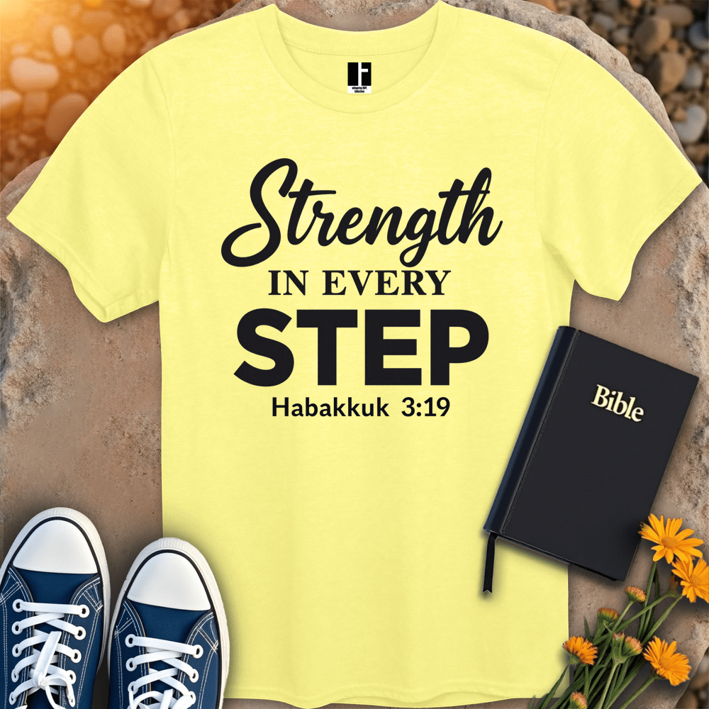 T-Shirt S / Cornsilk StrengthStepT-Shirt
