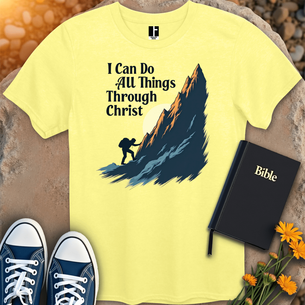 T-Shirt S / Cornsilk StrengthThroughFaith T-Shirt
