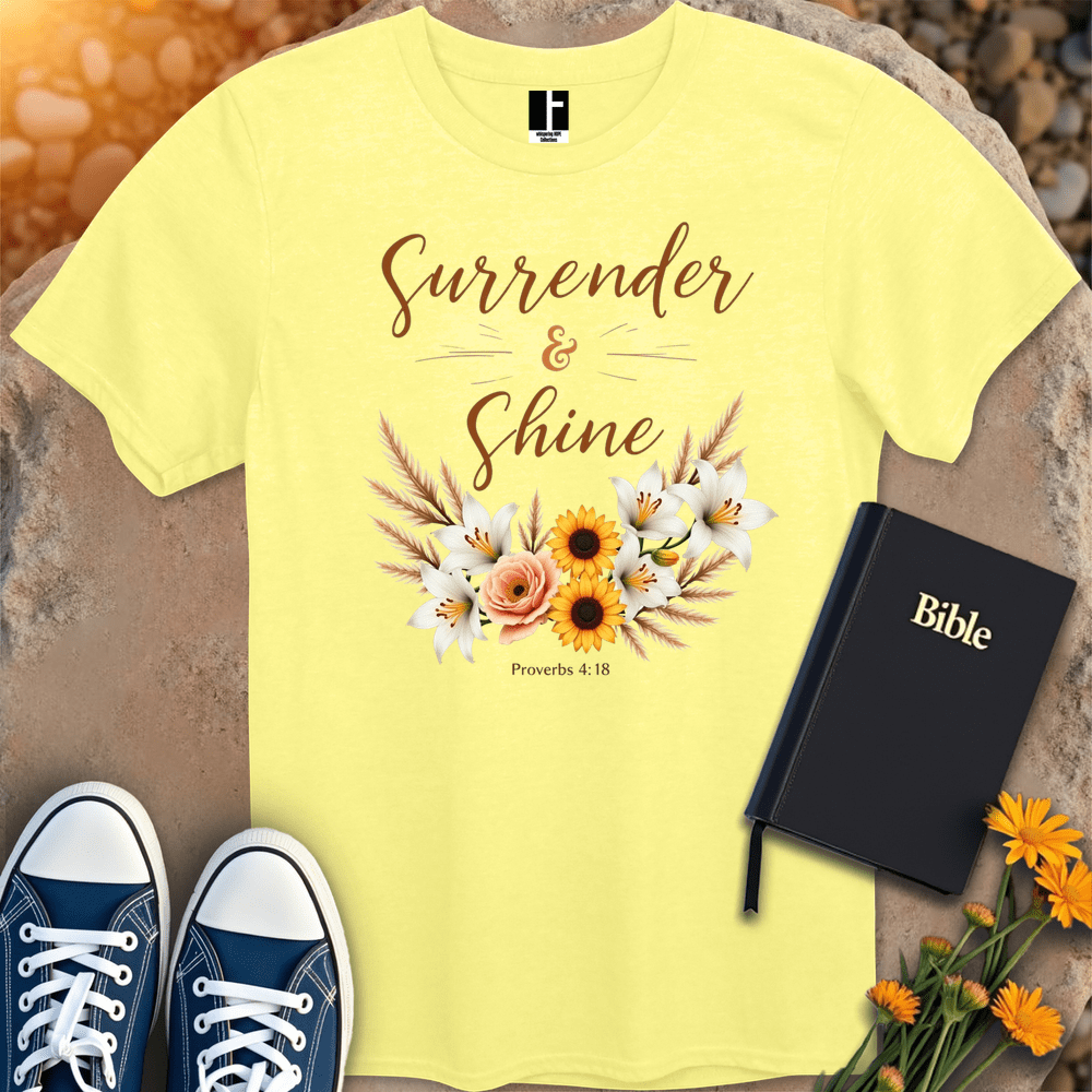 T-Shirt S / Cornsilk SurrenderAndShine T-Shirt