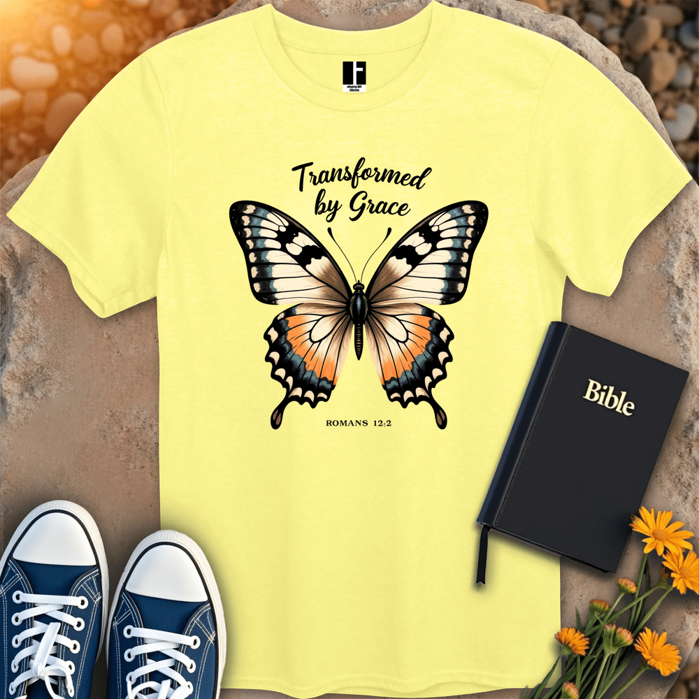 T-Shirt S / Cornsilk TransformedByGrace T-Shirt