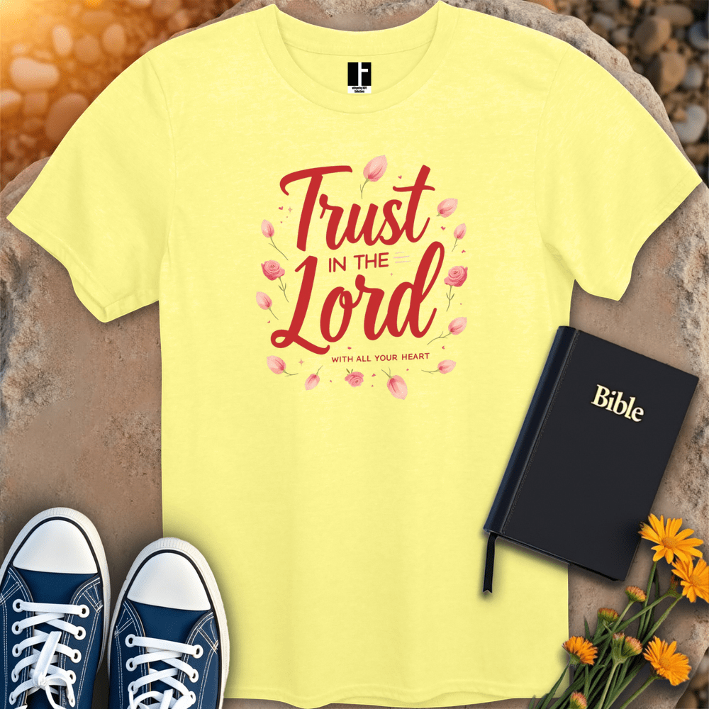 T-Shirt S / Cornsilk TrustInTheLordT-Shirt