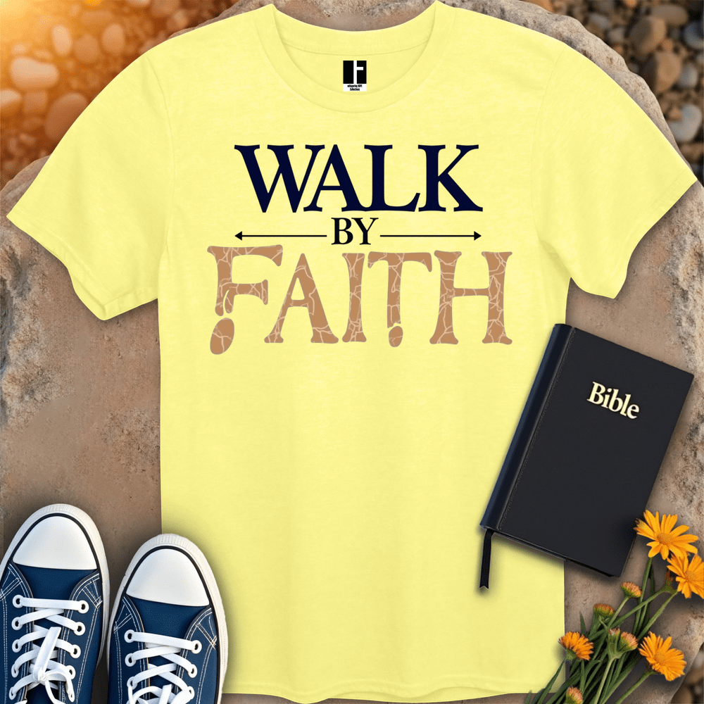 T-Shirt S / Cornsilk WalkByFaith T-Shirt