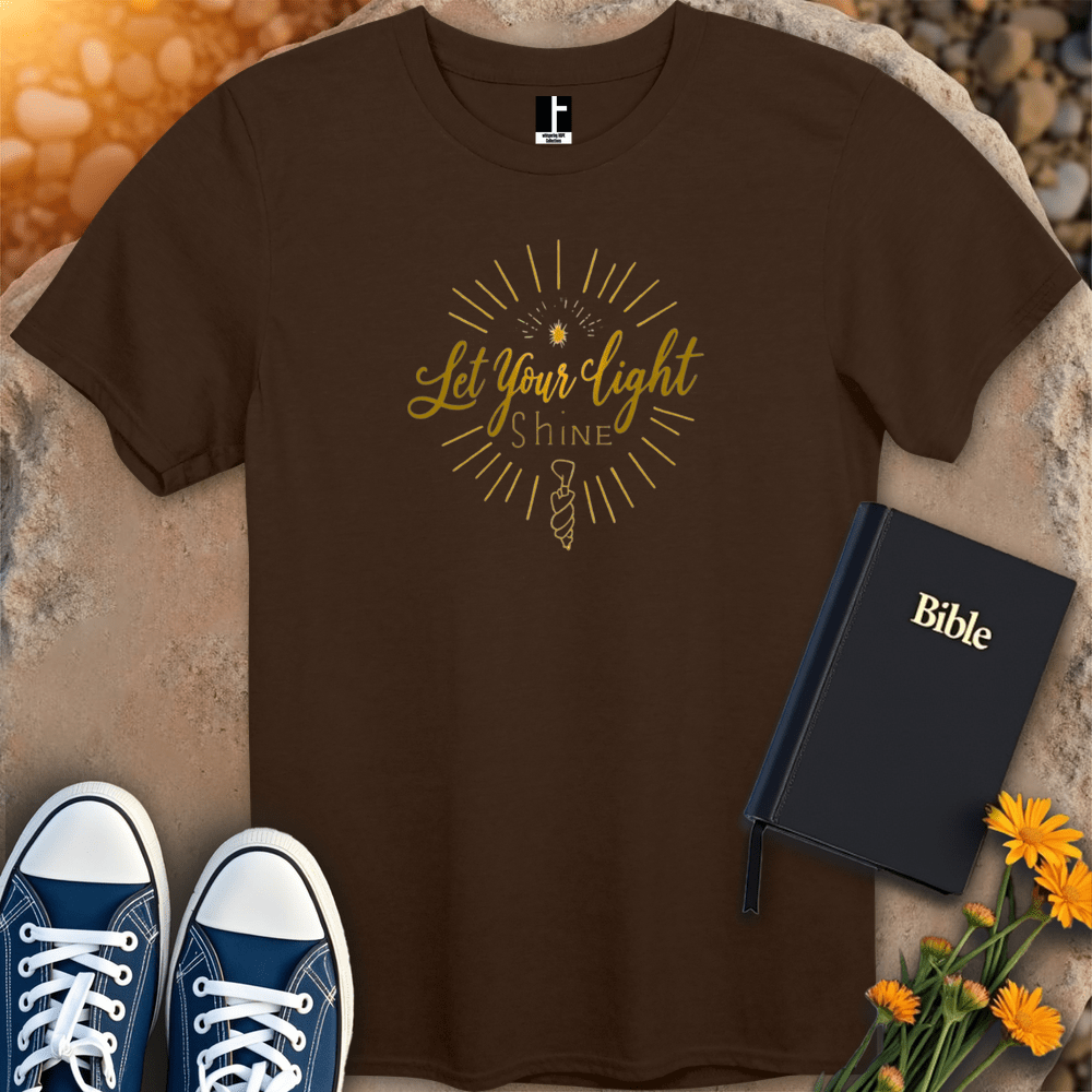 T-Shirt S / Dark Chocolate ShineBrightT-Shirt