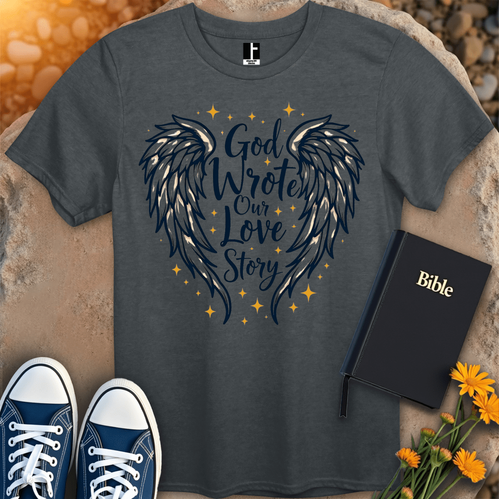 T-Shirt S / Dark Heather GodsLoveStory T-Shirt