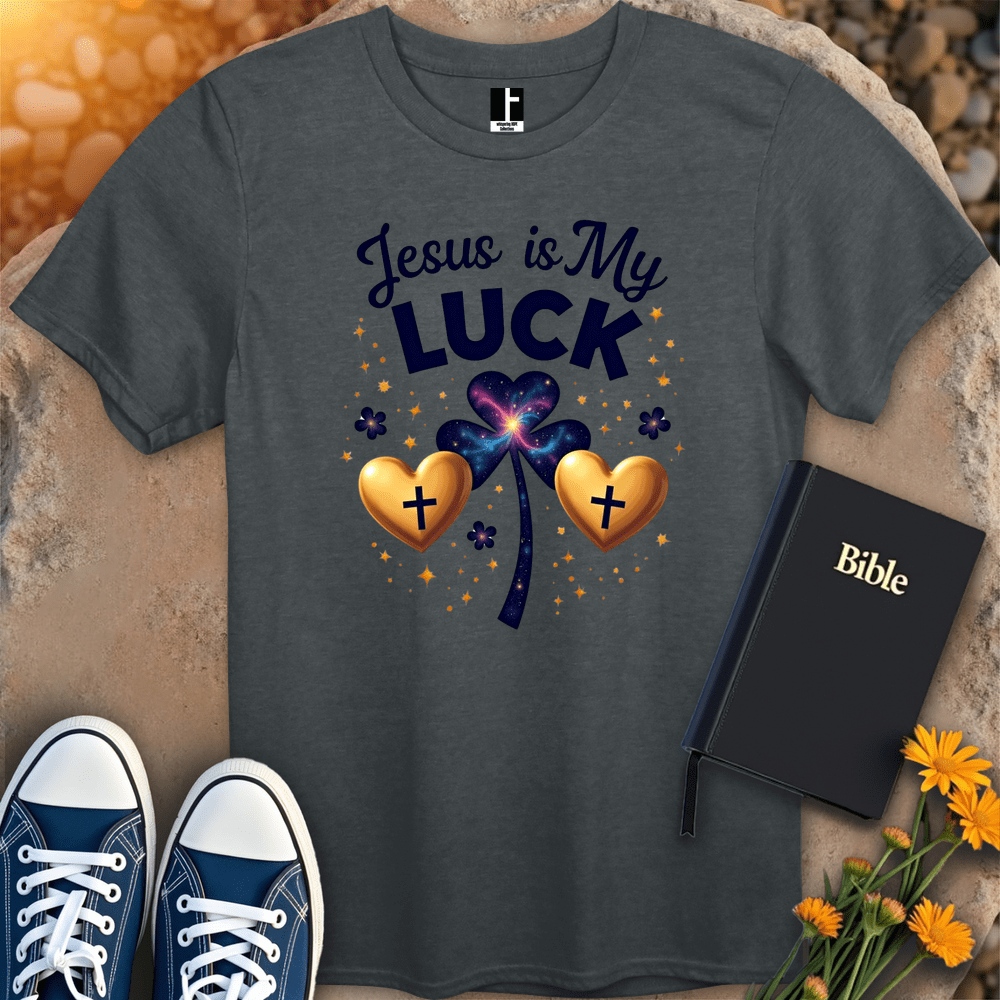 T-Shirt S / Dark Heather JesusMyLuck T-Shirt