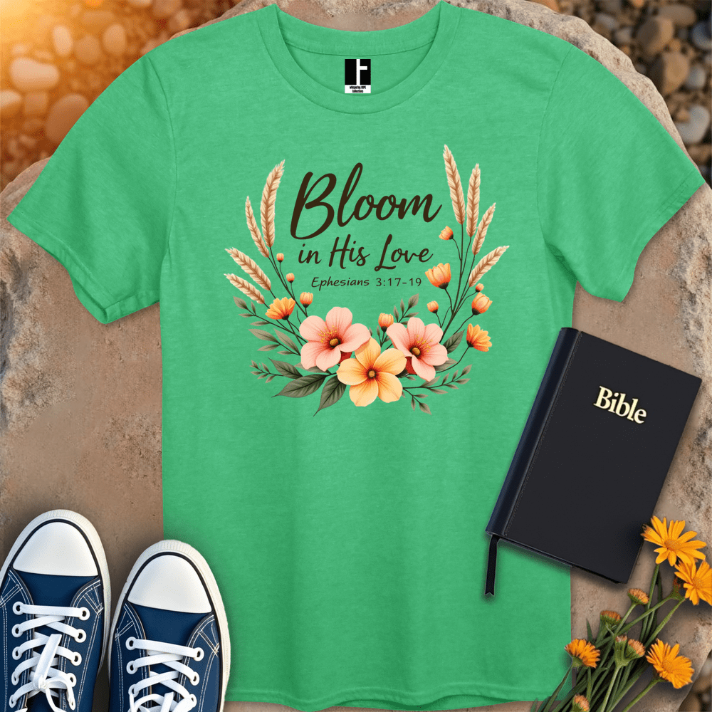 T-Shirt S / Heather Irish Green BloomInLove T-Shirt