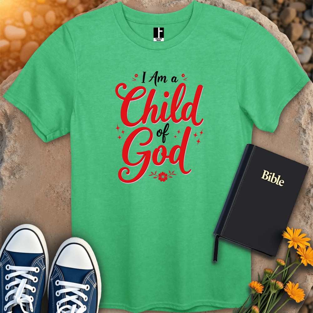 T-Shirt S / Heather Irish Green ChildOfGodT-Shirt