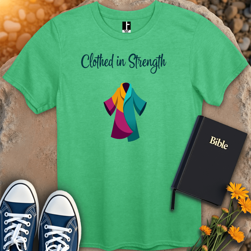 T-Shirt S / Heather Irish Green ClothedInStrength T-Shirt