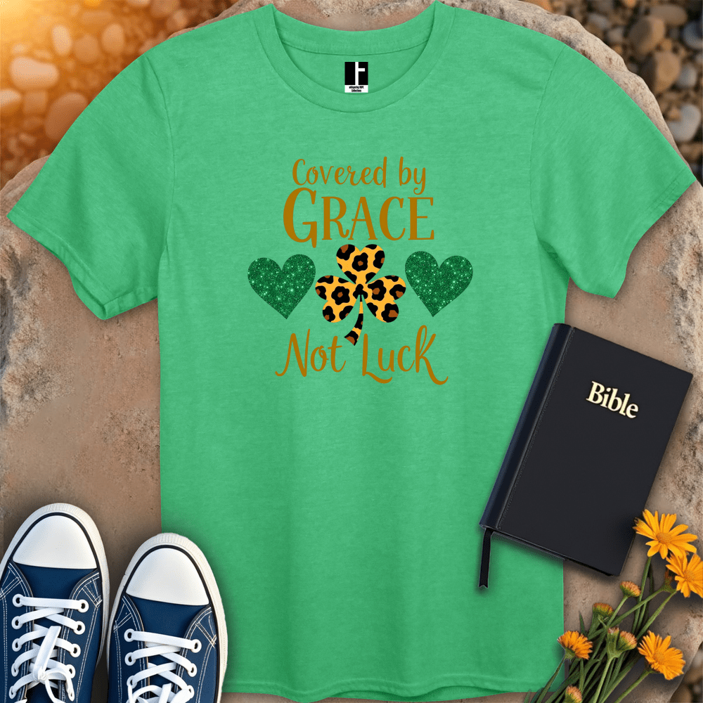 T-Shirt S / Heather Irish Green CoveredByGrace T-Shirt