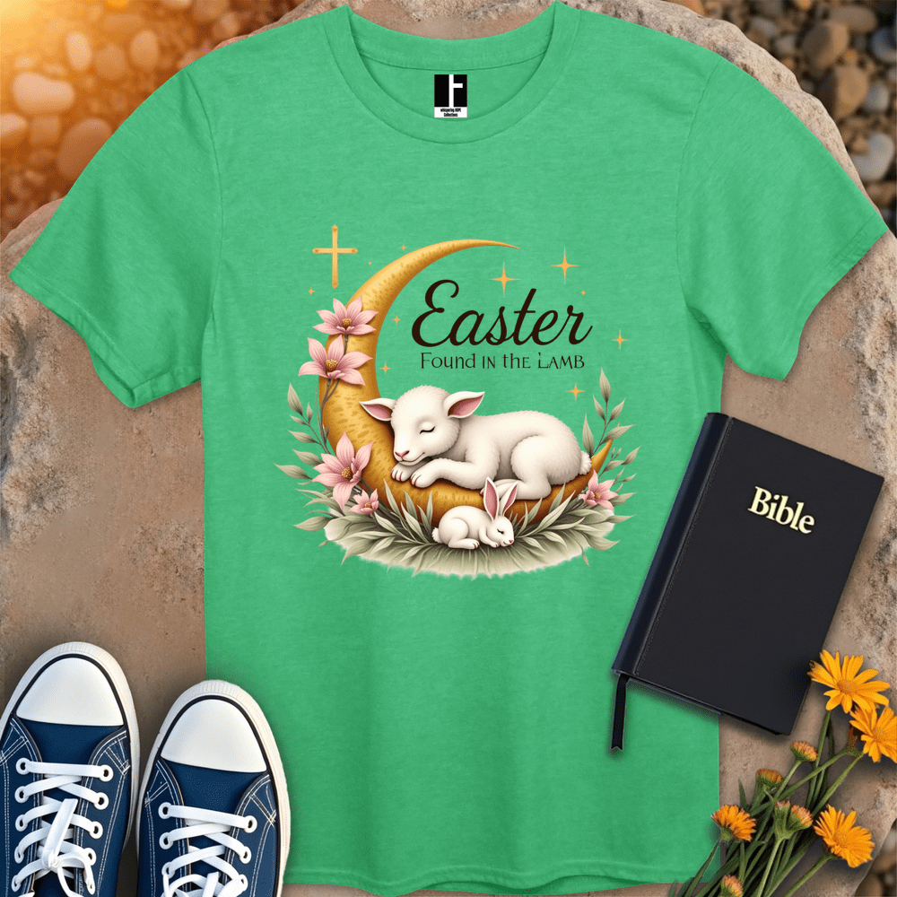 T-Shirt S / Heather Irish Green EasterLamb T-Shirt