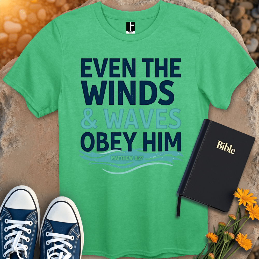 T-Shirt S / Heather Irish Green EvenTheWindsWaves T-Shirt