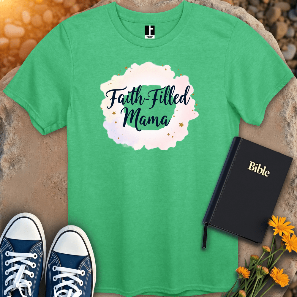 T-Shirt S / Heather Irish Green FaithFilledMama T-Shirt