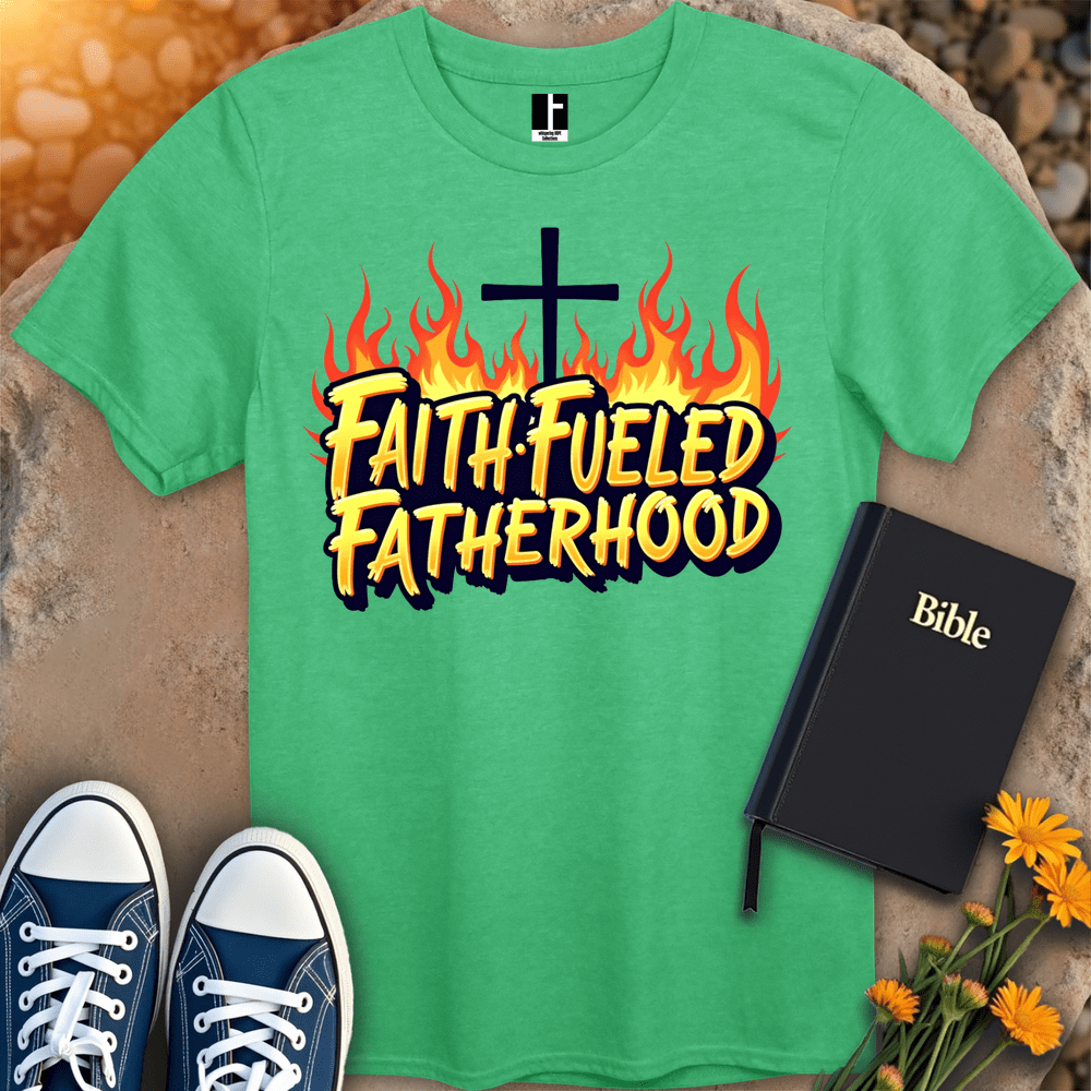 T-Shirt S / Heather Irish Green FaithFueledDad T-Shirt