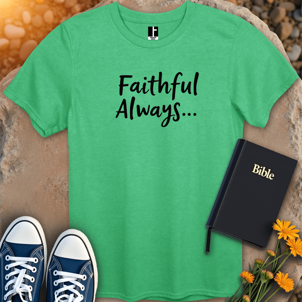 T-Shirt S / Heather Irish Green FaithfulAlways T-Shirt