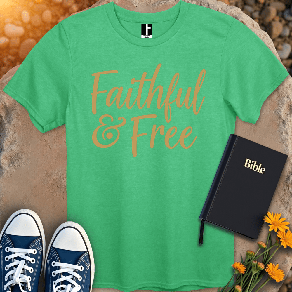 T-Shirt S / Heather Irish Green FaithfulAndFree T-Shirt