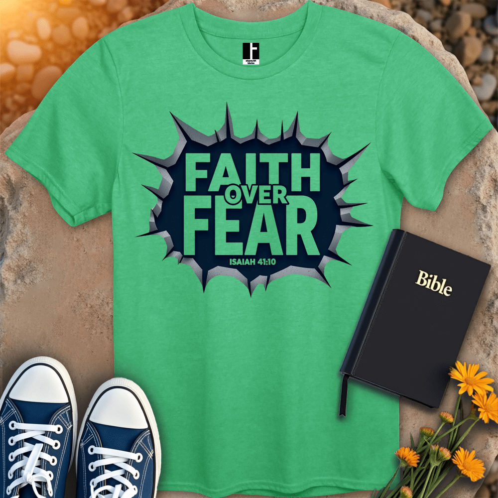 T-Shirt S / Heather Irish Green FaithOverFear T-Shirt