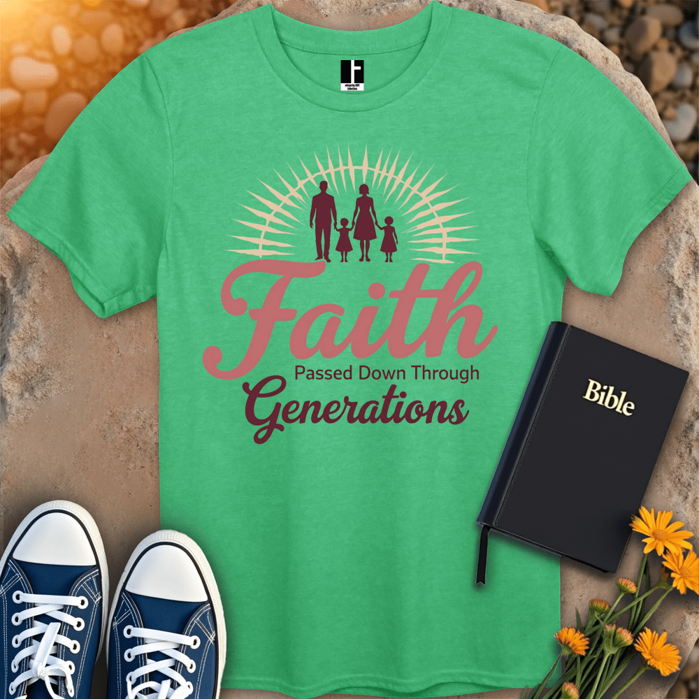 T-Shirt S / Heather Irish Green FaithPassedDown T-Shirt