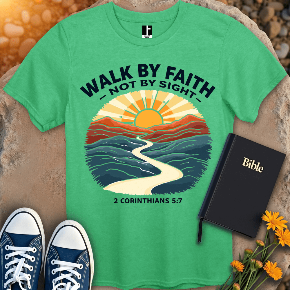 T-Shirt S / Heather Irish Green FaithWalk T-Shirt