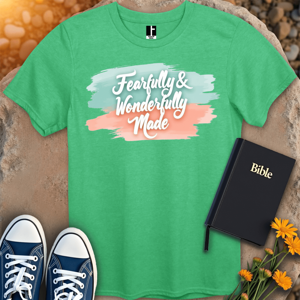 T-Shirt S / Heather Irish Green FearfullyMade T-Shirt