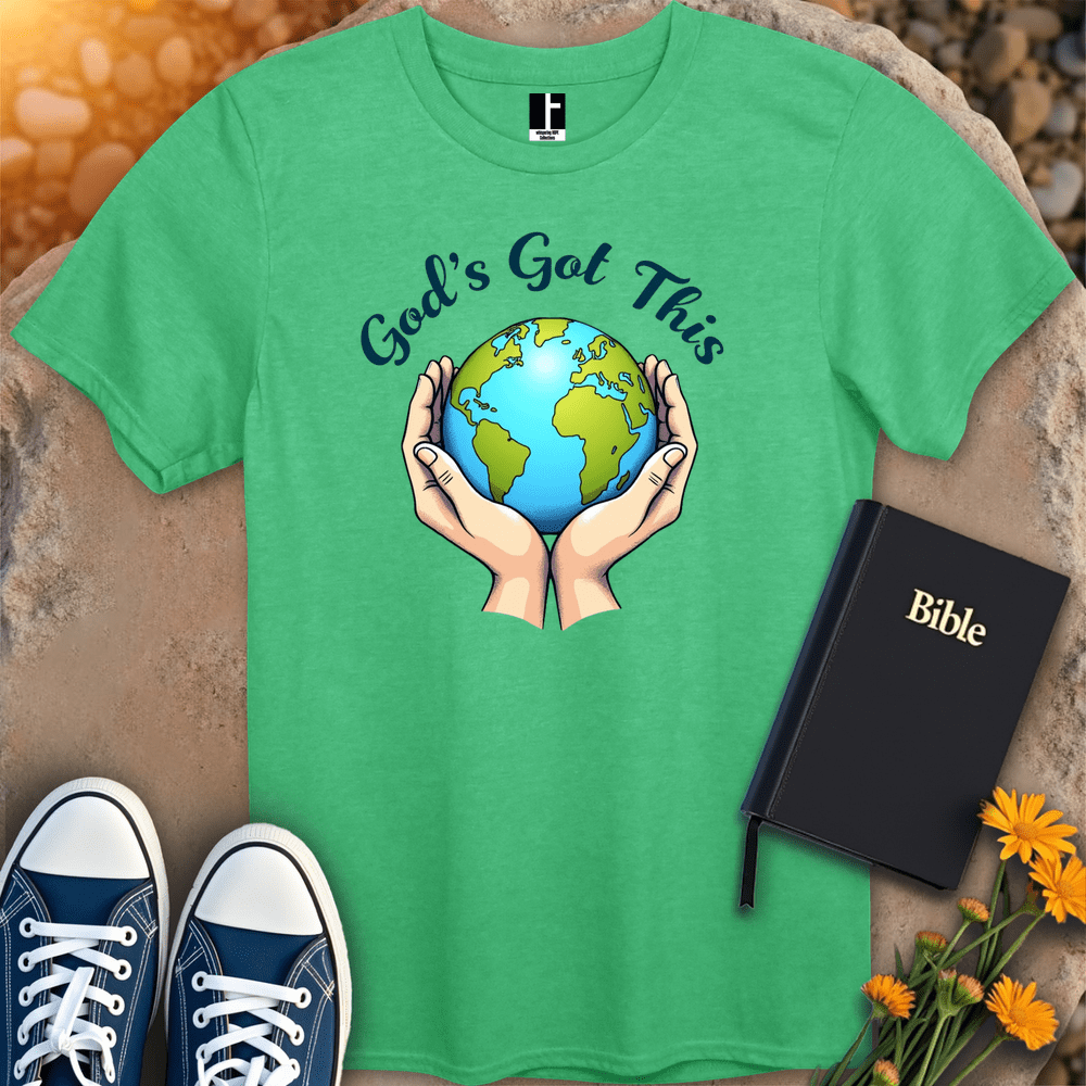 T-Shirt S / Heather Irish Green GodsGotThis T-Shirt