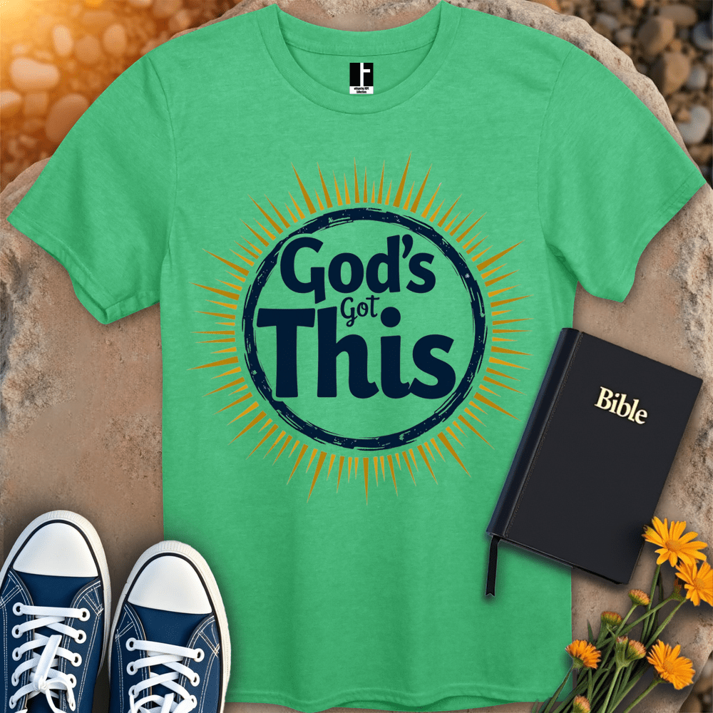 T-Shirt S / Heather Irish Green GodsGotThis T-Shirt