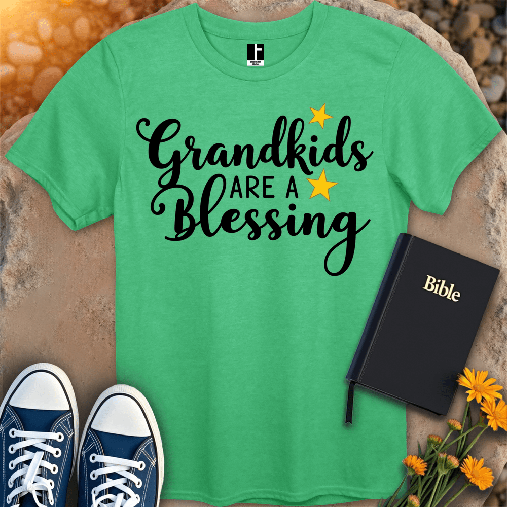 T-Shirt S / Heather Irish Green GrandkidsBlessing T-Shirt