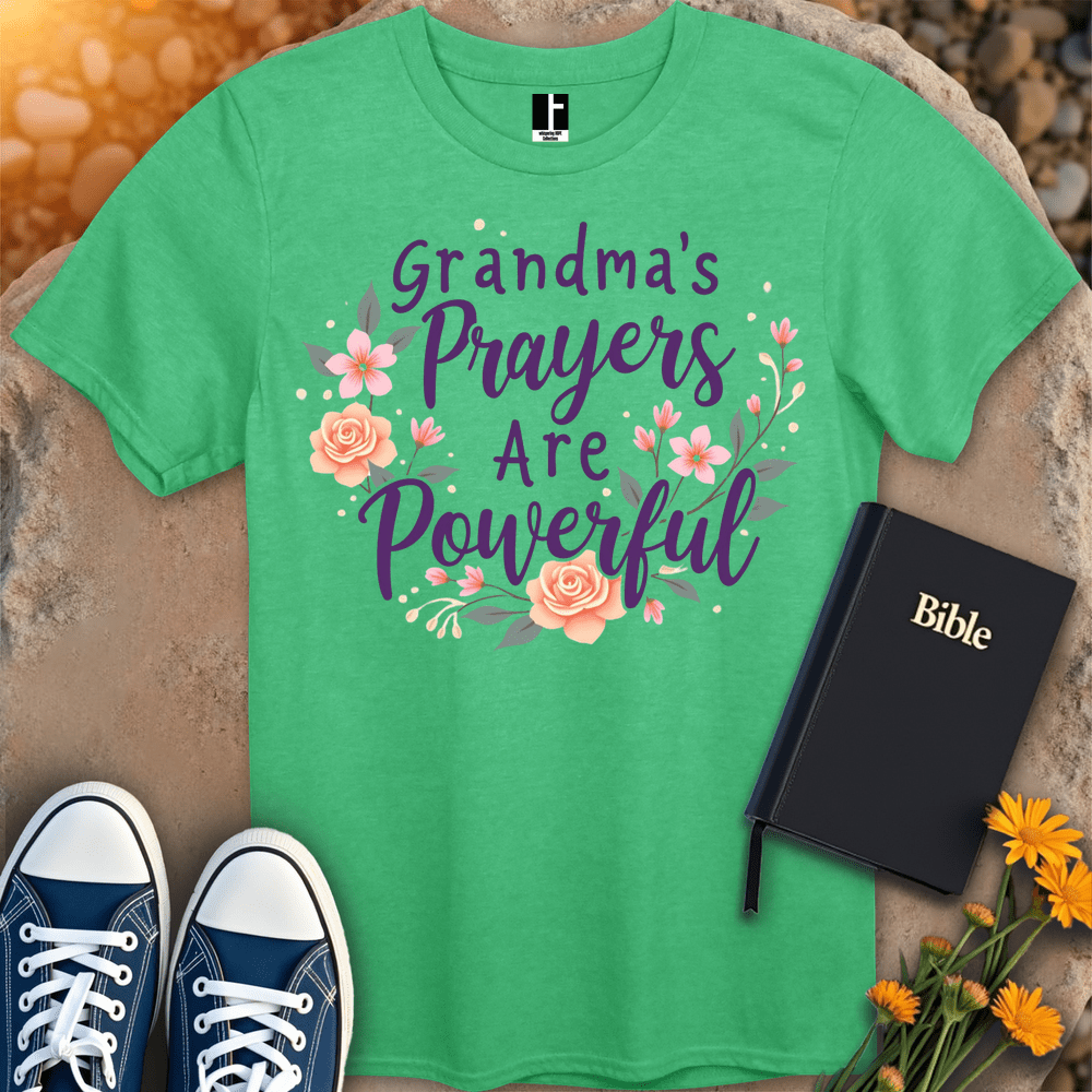 T-Shirt S / Heather Irish Green GrandmasPrayers T-Shirt