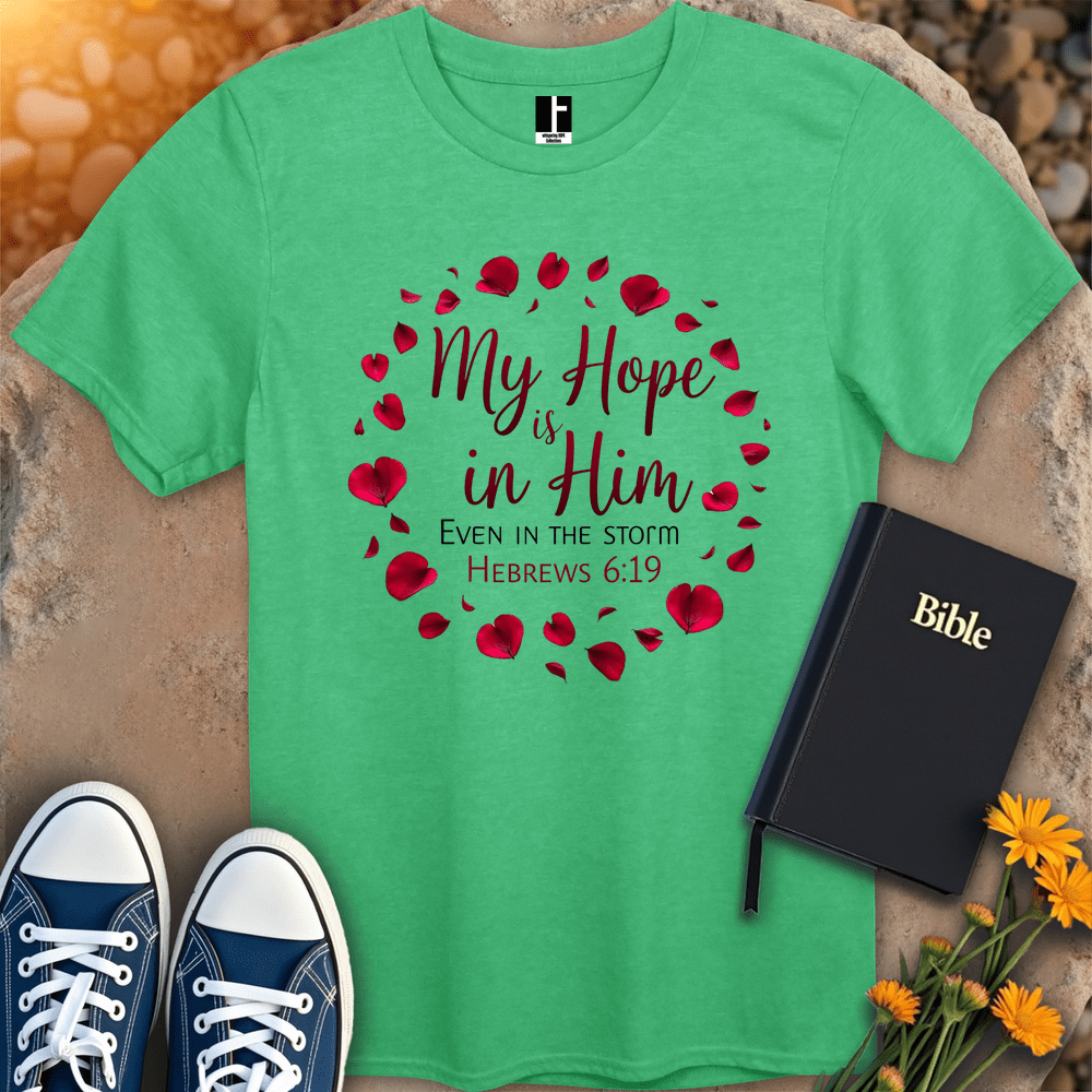 T-Shirt S / Heather Irish Green HopeInHimT-Shirt
