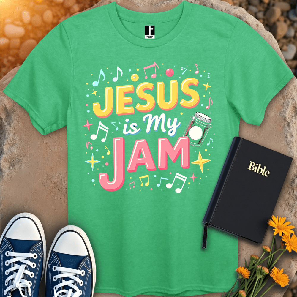 T-Shirt S / Heather Irish Green JesusMyJam T-Shirt
