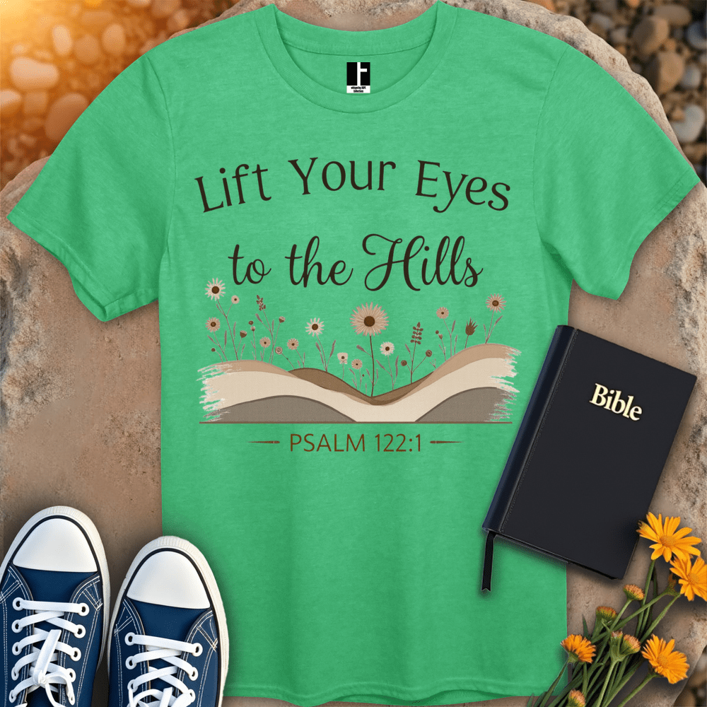T-Shirt S / Heather Irish Green LiftYourEyes T-Shirt