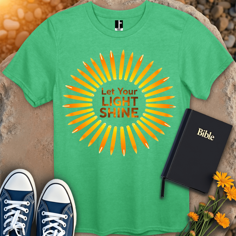 T-Shirt S / Heather Irish Green LightAndJoy T-Shirt