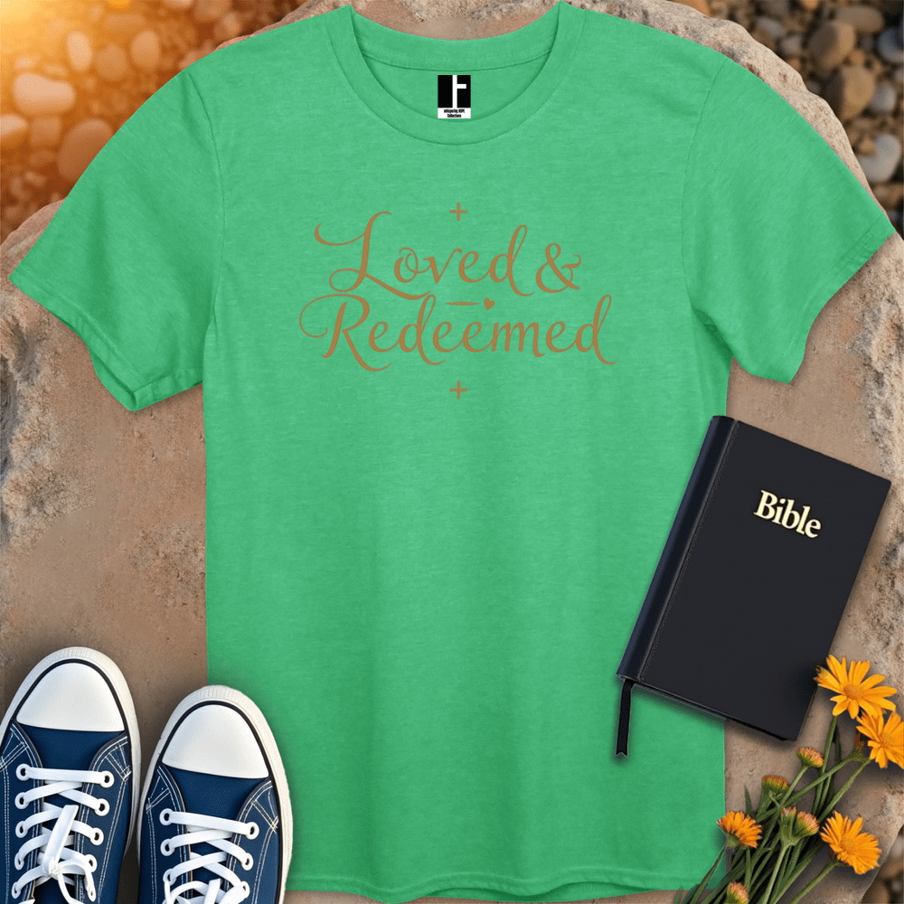 T-Shirt S / Heather Irish Green LovedRedeemed T-Shirt