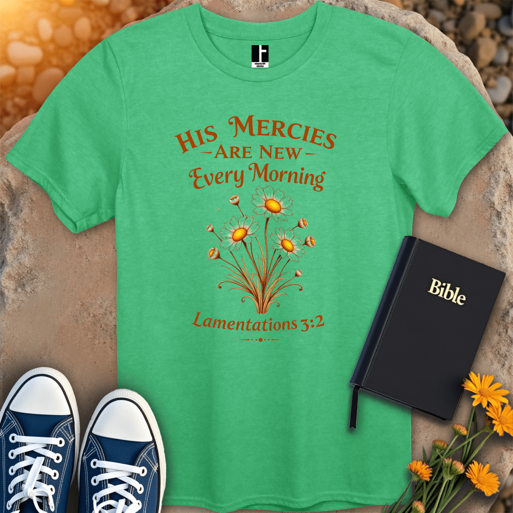T-Shirt S / Heather Irish Green NewMercies T-Shirt