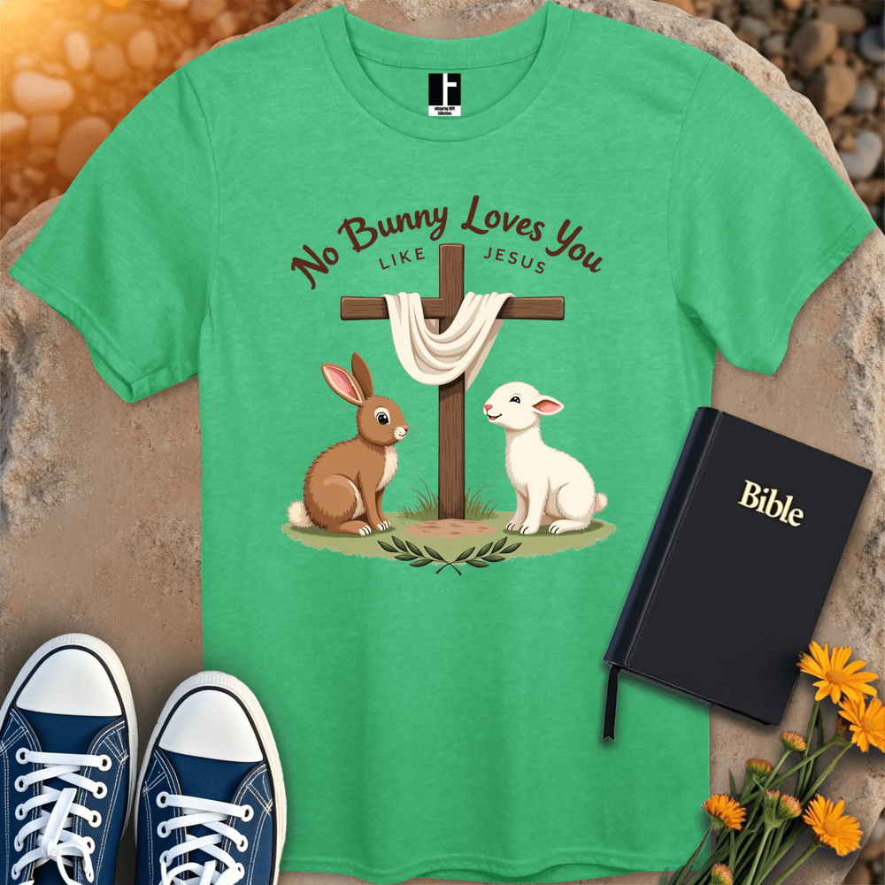 T-Shirt S / Heather Irish Green NoBunnyLoves T-Shirt