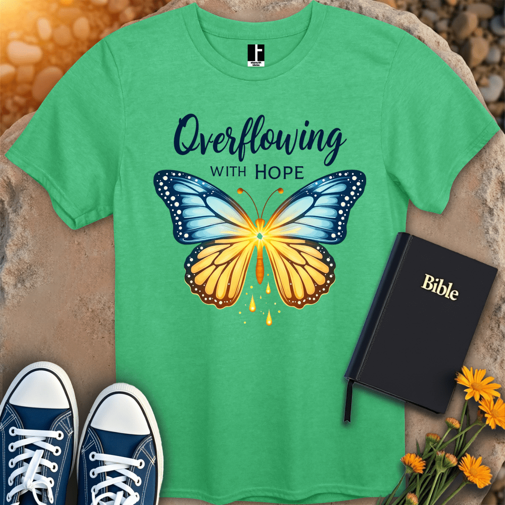 T-Shirt S / Heather Irish Green OverflowingHope T-Shirt