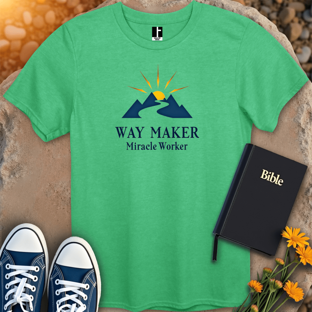 T-Shirt S / Heather Irish Green PathToMiracles T-Shirt