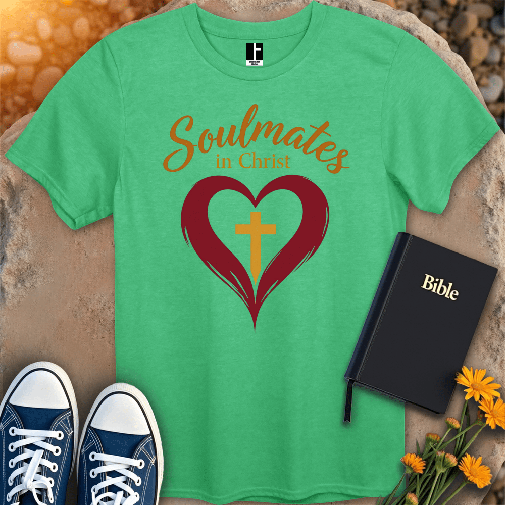 T-Shirt S / Heather Irish Green SoulmatesInChrist T-Shirt