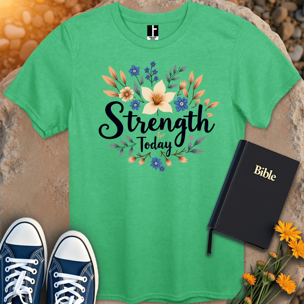 T-Shirt S / Heather Irish Green StrengthForToday T-Shirt